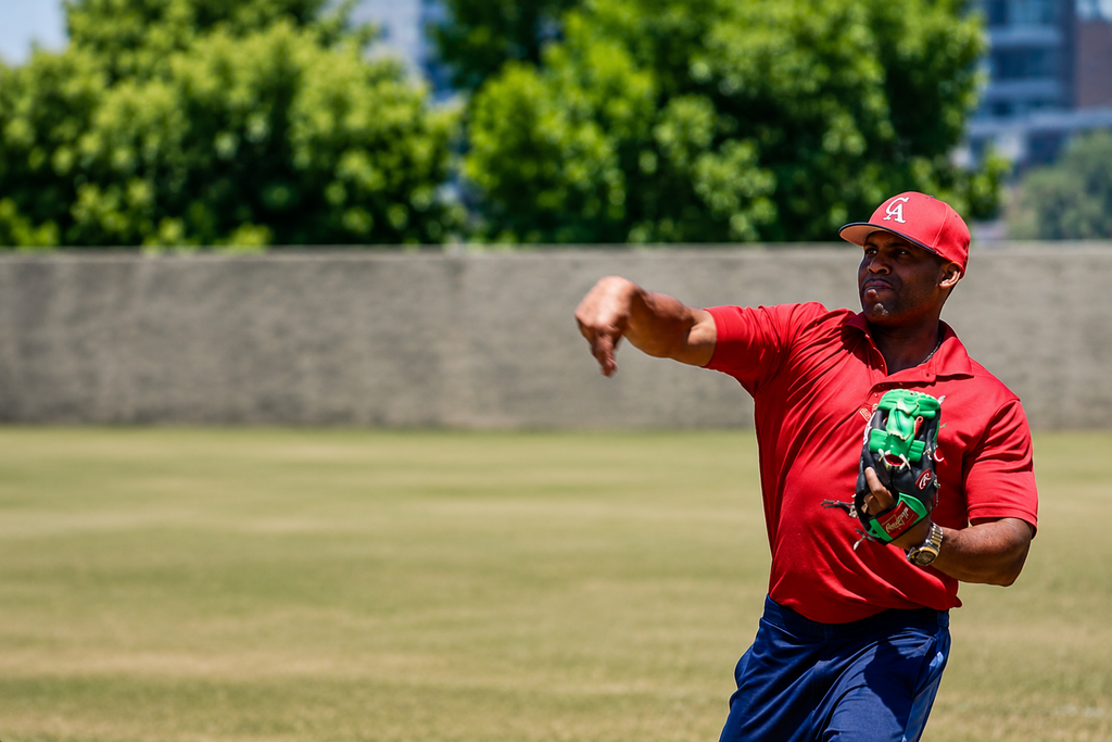 Coach Michel Rodríguez at 365 Baseball & Softball, San Rafael
